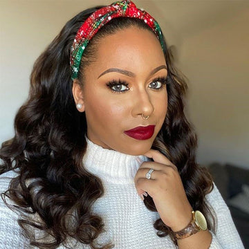 VRBest Loose Wave Headband Wigs